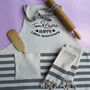 Personalised Kitchen Apron, Tea Towel, Christmas Gift For Her, thumbnail 3 of 12