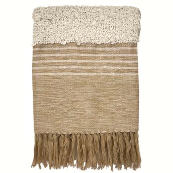 Tribal Off White Throw, 2 of 3