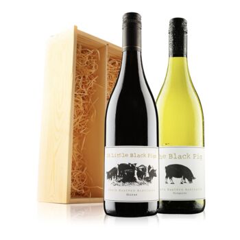 Premium Mixed Wine Duo In Wooden Gift Box, 2 of 2