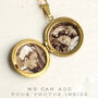 Flower Personalised Locket Necklace With Photos, thumbnail 3 of 12