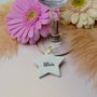 Wedding Star Glass Charms Personalised Set Of Five, thumbnail 3 of 10