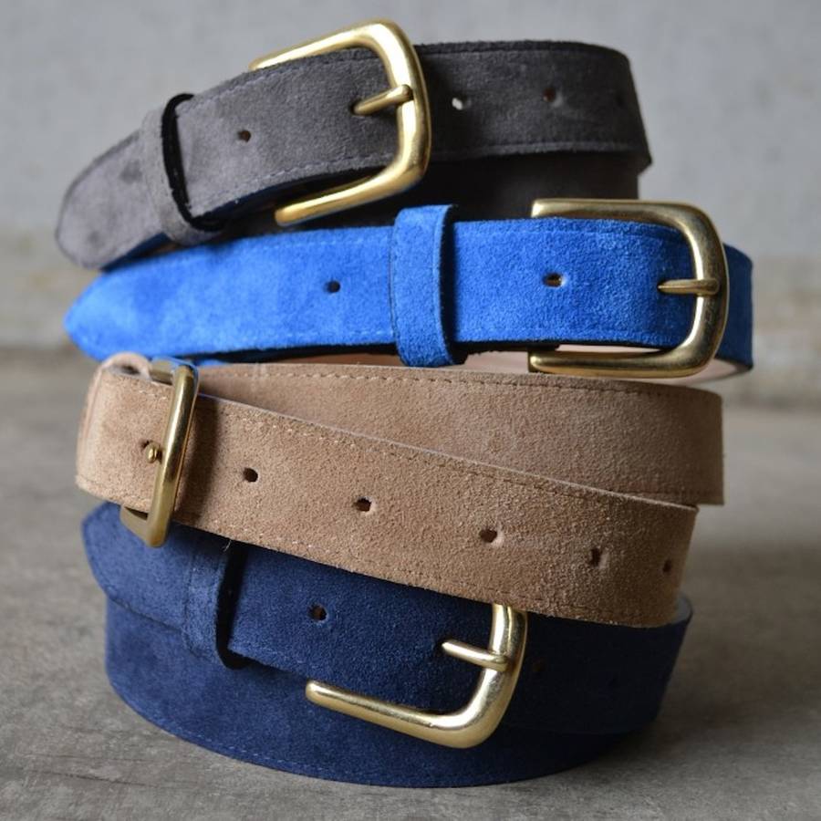 Suede Belt By Tom Lane | notonthehighstreet.com