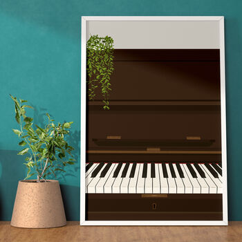 Piano Keys Print | Instrument Music Poster, 2 of 9