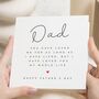 Fathers Day Card From Daughter For Dad, thumbnail 1 of 7