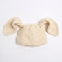 Bunny Baby Slippers And Hat Knitting Kit Year Of Rabbit, thumbnail 3 of 8