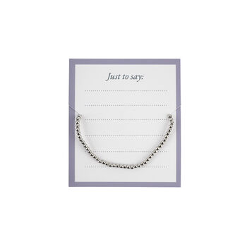 Coastal Living 'Seashells Are Love Letters..' Wish Bracelet, 4 of 4