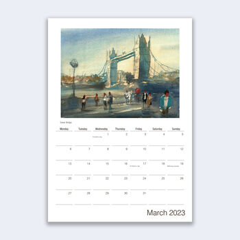 London Calendar 2023, 3 of 7