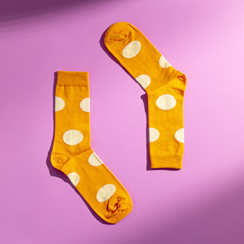 Colourful Polka Dot Sock Gift Set For Men, 2 of 9