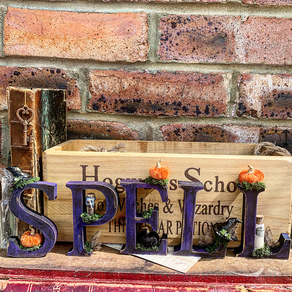 Magical Decorative 'Spell' Letters, 1 of 4