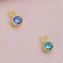 Gold Plated Birthstone Charms, thumbnail 3 of 6