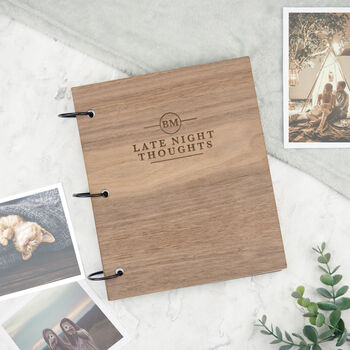 Personalised Initial Notebook Birthday Gift For Men Him, 5 of 12