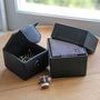 Personalised Leather Cufflink Jewellery Box, thumbnail 5 of 9
