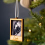 Personalised Wooden Photo Christmas Decoration, thumbnail 1 of 2