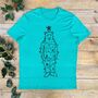 Christmas Tree Bear, Men's Organic T Shirt, thumbnail 2 of 5