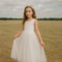 Honey In Ivory ~ Flower Girl Dress Or Party Girl Dress, thumbnail 3 of 6