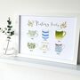 Personalised Illustrated Family Cups And Mugs Art Print, thumbnail 7 of 9