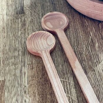 Set Of Two Wooden Serving Spoons, 3 of 7