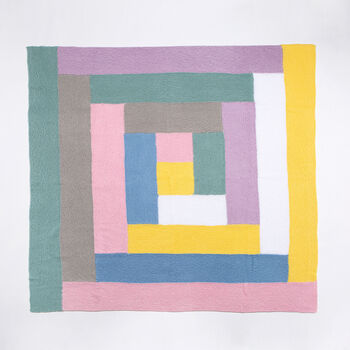 Log Blanket Easy Knitting Kit, 5 of 10