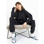 Black Oversized 100% Cotton Loungewear Set, thumbnail 1 of 5
