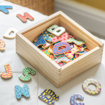Wooden Alphabet Magnetic Letters, 2 of 2