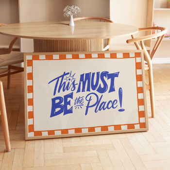 This Must Be The Place Retro Print, Mid Century Landscape Wall Art, 4 of 10