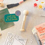 Make Your Own Superhero Wooden Peg Doll Kit, thumbnail 7 of 9