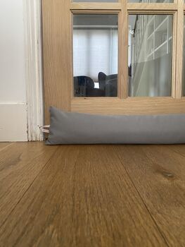 Grey Waterproof Orla Draught Excluder Cushion, 4 of 6