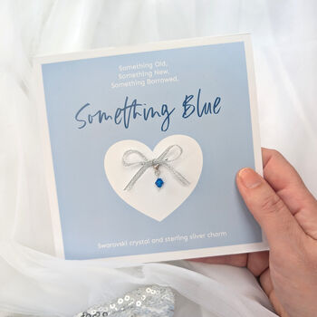 Something Blue Sterling Silver Charm, 2 of 8