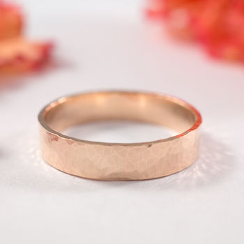 Wedding Bands In 9ct Rose Recycled Gold, 2 of 8