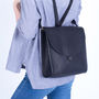 Vegetable Tanned Leather Satchel And Rucksack, thumbnail 5 of 6
