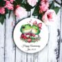 Personalised Cute Animal Couple Frogs Decoration, thumbnail 1 of 2