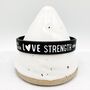 Zebra Awareness Ribbon Bracelet Wristband, thumbnail 5 of 9