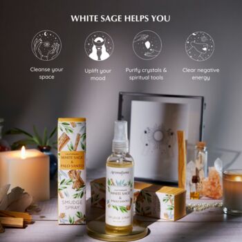 White Sage And Palo Santo Smudge Spray, 6 of 8
