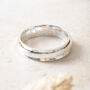 Personalised Dainty Sterling Silver Spinner Ring, thumbnail 9 of 12
