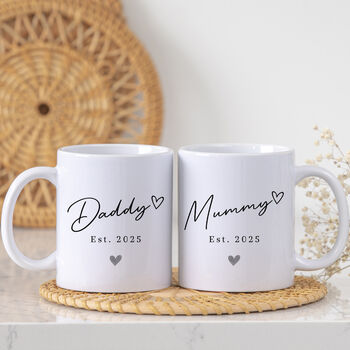 Personalised Nanny And Grandad Mugs Gift For New Grandparents, 3 of 5