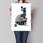 Personalised Women's Basketball Poster, thumbnail 3 of 5