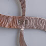 7th Anniversary Gift Copper Infinity Sculpture, thumbnail 4 of 12