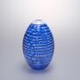 Sogni Azzurri Hand Blown Merletto Glass Vase, thumbnail 1 of 4