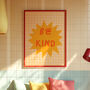 Be Kind Art Print, thumbnail 1 of 8