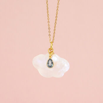 Cloud And Raindrop Necklace, 2 of 6
