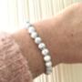I Am Calm White Howlite Silver Bracelet Gift Set, thumbnail 6 of 10