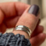 Adjustable Personalised Ring, thumbnail 8 of 9