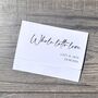 10 Personalised Whole Lotto Love Wedding Scratch Card Holder, thumbnail 1 of 2