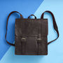 Handmade Leather Backpack, thumbnail 5 of 10