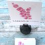 Cerise Larkspur Table Name Number Double Sided A5 Wedding Stationery, thumbnail 1 of 6