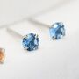 Sterling Silver December Birthstone Earrings, thumbnail 1 of 12