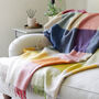 Bright And Beige Check Wool Throw, thumbnail 1 of 3