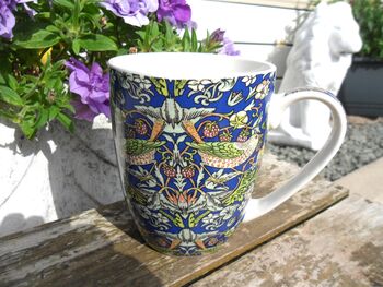Set Of Six Mugs In Assorted William Morris Designs, 11 of 12
