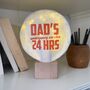 Dad's Emergency Service 24 Hrs Table Lamp And Base, thumbnail 7 of 10
