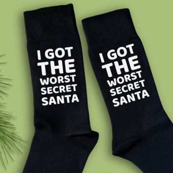 Worst Secret Santa Christmas Socks, 3 of 3